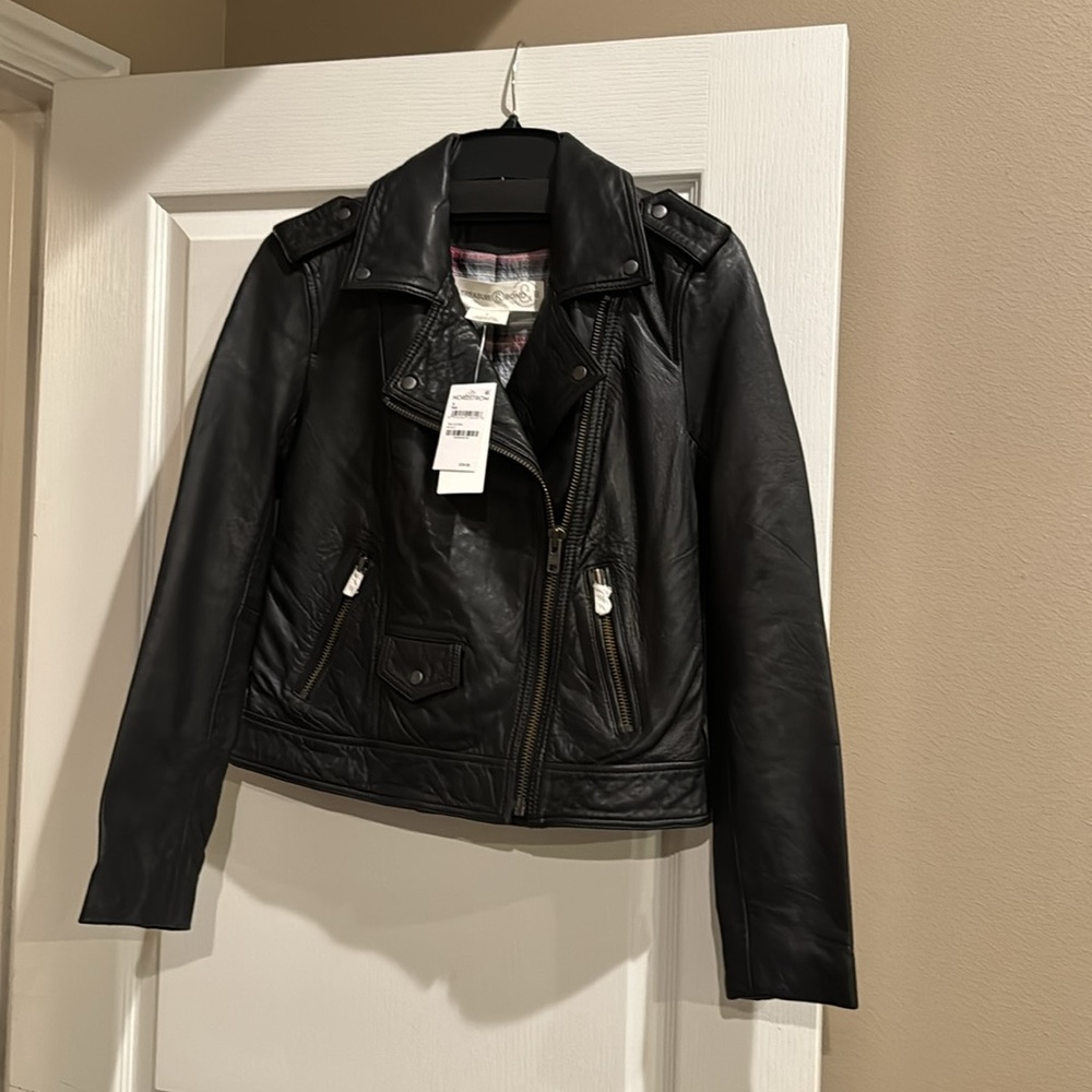 Treasure & Bond Leather Biker Jacket *sold out* - retail $329 - - Picture 4 of 5